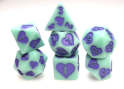 Gamers Guild AZ Foam Brain Games Young Love RPG Dice Set Foam Brain Games