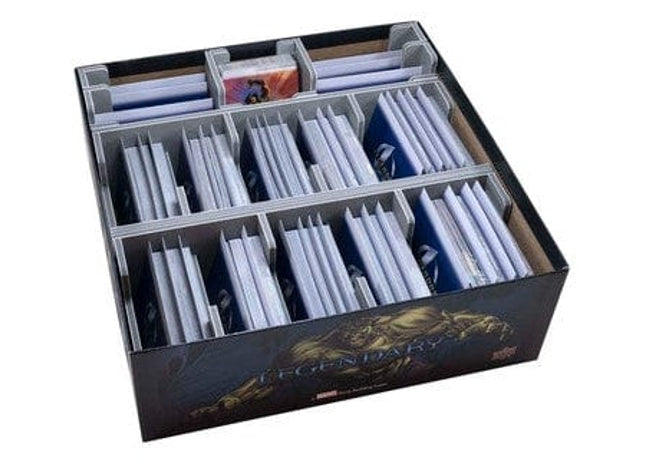 Gamers Guild AZ Folded Space Board Game Insert: Legendary: A Marvel Deck / Bag / Pool Building Game AGD