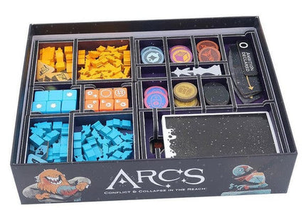 Gamers Guild AZ Folded Space Box Insert: Color: Arcs (Pre-Order) ACD Distribution