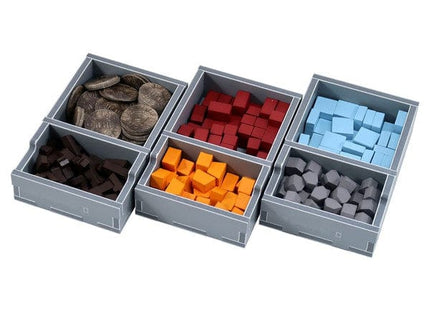 Gamers Guild AZ Folded Space Folded Space: Board Game Insert for Architects of the West Kingdom, Age of Artisans Expansion, and Architects 2018 KS Promos Pack ACD Distribution