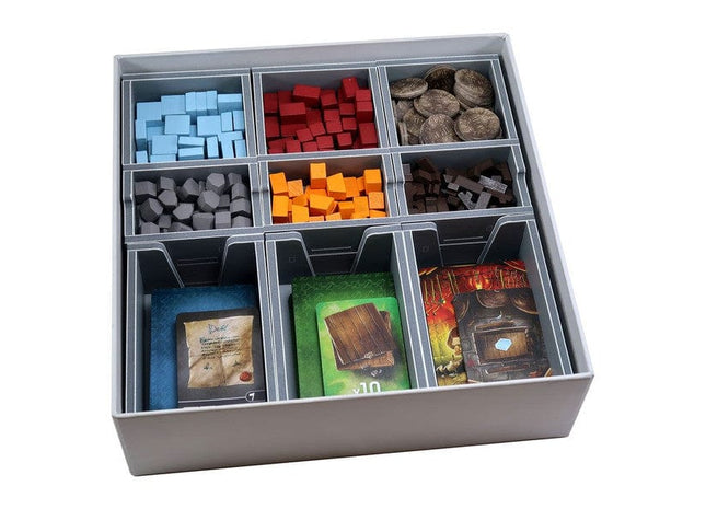 Gamers Guild AZ Folded Space Folded Space: Board Game Insert for Architects of the West Kingdom, Age of Artisans Expansion, and Architects 2018 KS Promos Pack ACD Distribution