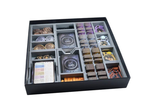 Gamers Guild AZ Folded Space Folded Space: Board Game Insert for Brass: Lancashire and Birmingham (Retail and Kickstarter Editions) ACD Distribution