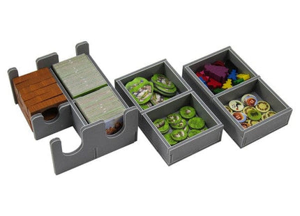 Gamers Guild AZ Folded Space Folded Space: Board Game Insert for Carcassonne with Five Expansions ACD Distribution