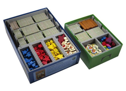 Gamers Guild AZ Folded Space Folded Space: Board Game Insert for Carcassonne with Five Expansions ACD Distribution