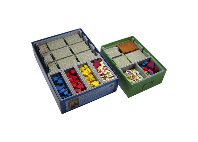 Gamers Guild AZ Folded Space Folded Space: Board Game Insert for Carcassonne with Five Expansions ACD Distribution