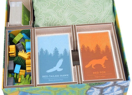 Gamers Guild AZ Folded Space Folded Space: Board Game Insert for Cascadia (Color) ACD Distribution