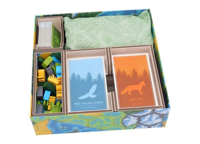 Gamers Guild AZ Folded Space Folded Space: Board Game Insert for Cascadia (Color) ACD Distribution