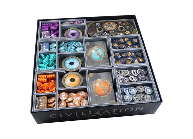 Gamers Guild AZ Folded Space Folded Space: Board Game Insert for Civilization: A New Dawn ACD Distribution