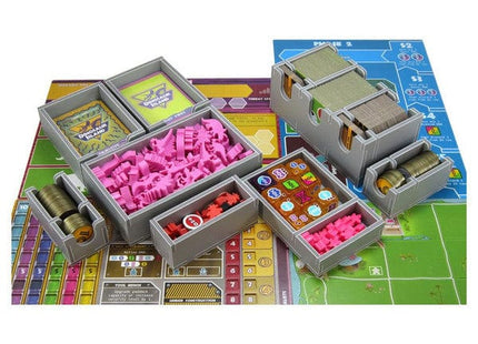 Gamers Guild AZ Folded Space Folded Space: Board Game Insert for Dinosaur Island or Totally Liquid ACD Distribution