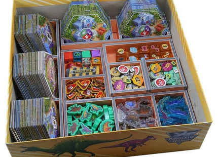 Gamers Guild AZ Folded Space Folded Space: Board Game Insert for Dinosaur World (Color) ACD Distribution