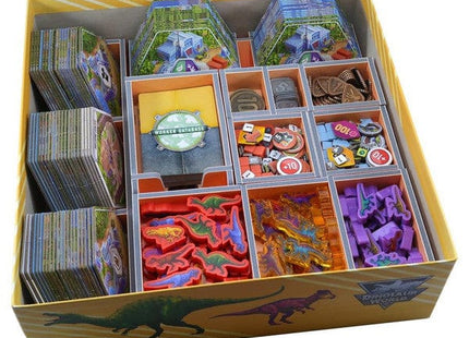 Gamers Guild AZ Folded Space Folded Space: Board Game Insert for Dinosaur World (Color) ACD Distribution