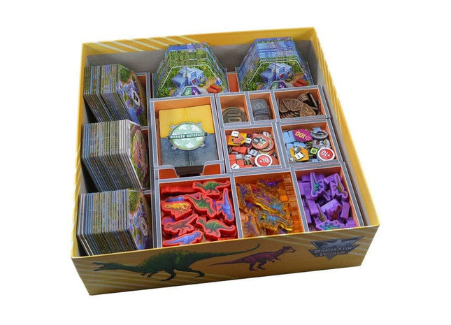 Gamers Guild AZ Folded Space Folded Space: Board Game Insert for Dinosaur World (Color) ACD Distribution