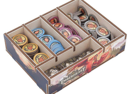 Gamers Guild AZ Folded Space Folded Space: Board Game Insert for Emberheart (Color) (Pre-Order) ACD Distribution