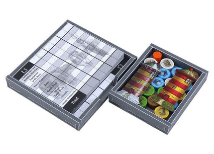 Gamers Guild AZ Folded Space Folded Space: Board Game Insert for Fields of Arle and the Tea & Trade Expansion ACD Distribution