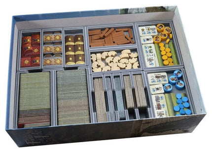 Gamers Guild AZ Folded Space Folded Space: Board Game Insert for Fields of Arle and the Tea & Trade Expansion ACD Distribution