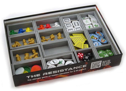 Gamers Guild AZ Folded Space Folded Space: Board Game Insert for Flash Point: Fire Rescue with Three Expansions ACD Distribution