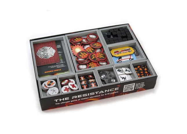 Gamers Guild AZ Folded Space Folded Space: Board Game Insert for Flash Point: Fire Rescue with Three Expansions ACD Distribution
