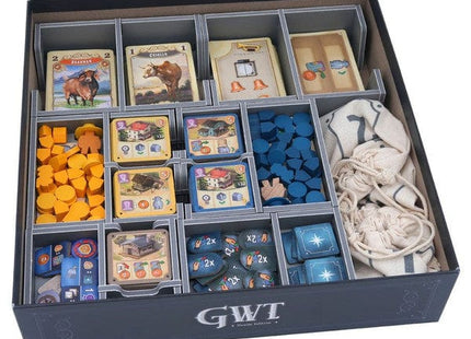 Gamers Guild AZ Folded Space Folded Space: Board Game Insert for Great Western Trail 2nd Edition & Expansions ACD Distribution