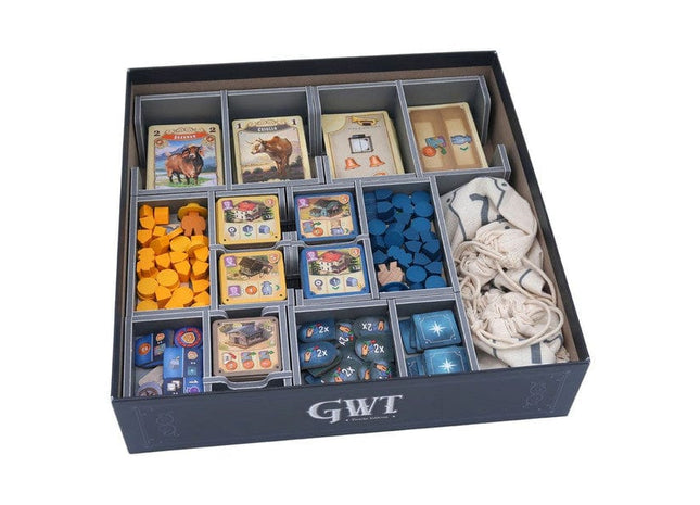 Gamers Guild AZ Folded Space Folded Space: Board Game Insert for Great Western Trail 2nd Edition & Expansions ACD Distribution