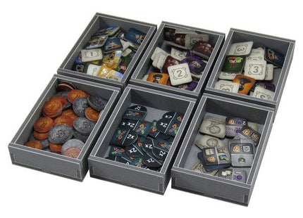 Gamers Guild AZ Folded Space Folded Space: Board Game Insert for Great Western Trail and Rails to the North Expansion ACD Distribution