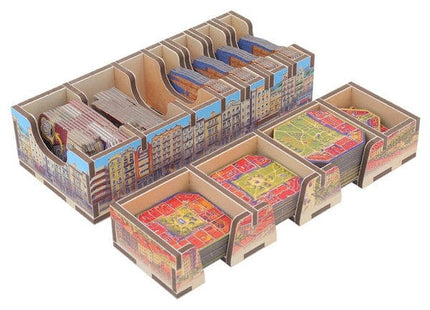 Gamers Guild AZ Folded Space Folded Space: Board Game Insert for Ierusalem: Barcelona (Color) ACD Distribution