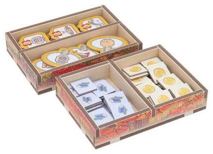 Gamers Guild AZ Folded Space Folded Space: Board Game Insert for Ierusalem: Barcelona (Color) ACD Distribution