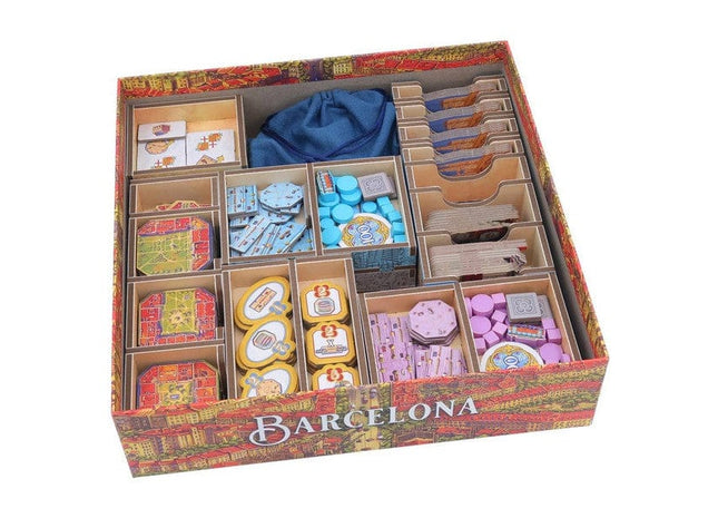 Gamers Guild AZ Folded Space Folded Space: Board Game Insert for Ierusalem: Barcelona (Color) ACD Distribution