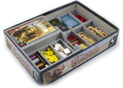 Gamers Guild AZ Folded Space Folded Space: Board Game Insert for Istanbul, including Mocha & Baksheesh and Letters & Seals ACD Distribution