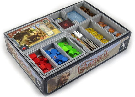 Gamers Guild AZ Folded Space Folded Space: Board Game Insert for Istanbul, including Mocha & Baksheesh and Letters & Seals ACD Distribution