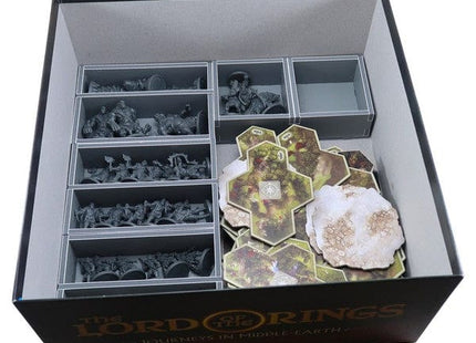Gamers Guild AZ Folded Space Folded Space: Board Game Insert for Journeys in Middle Earth Base Game and Shadowed Paths, Villains of Eriador, and Dwellers in Darkness Expansions ACD Distribution