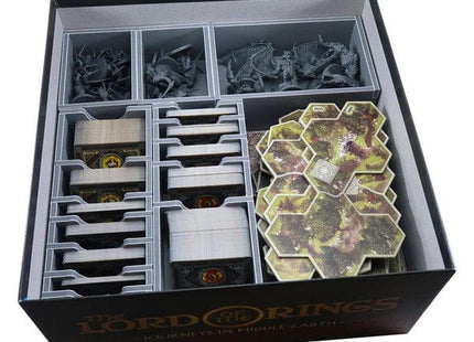 Gamers Guild AZ Folded Space Folded Space: Board Game Insert for Journeys in Middle Earth Base Game and Shadowed Paths, Villains of Eriador, and Dwellers in Darkness Expansions ACD Distribution