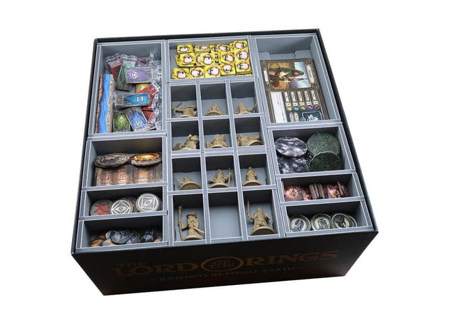 Gamers Guild AZ Folded Space Folded Space: Board Game Insert for Journeys in Middle Earth Base Game and Shadowed Paths, Villains of Eriador, and Dwellers in Darkness Expansions ACD Distribution