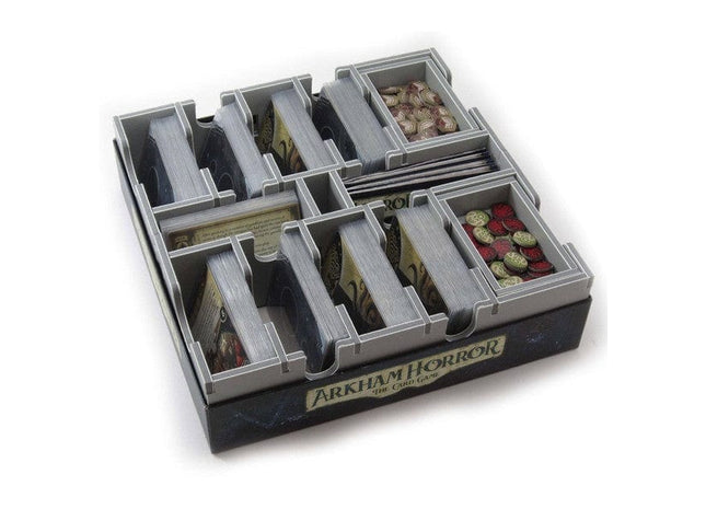 Gamers Guild AZ Folded Space Folded Space: Board Game Insert for Living Card Games 2 Small ACD Distribution