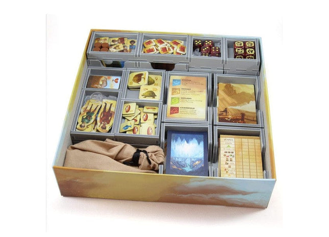 Gamers Guild AZ Folded Space Folded Space: Board Game Insert for Near and Far and Amber Mines Expansions ACD Distribution