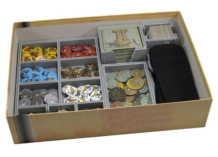 Gamers Guild AZ Folded Space Folded Space: Board Game Insert for Orleans, including 5th Player Expansion Version 3 ACD Distribution