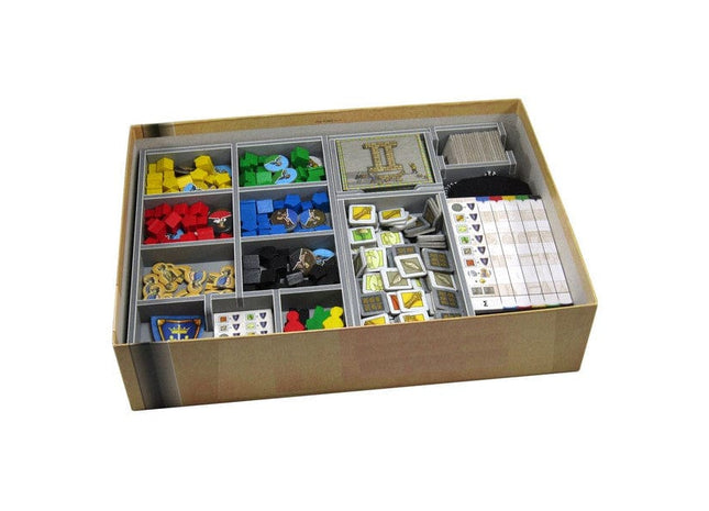 Gamers Guild AZ Folded Space Folded Space: Board Game Insert for Orleans, including 5th Player Expansion Version 3 ACD Distribution