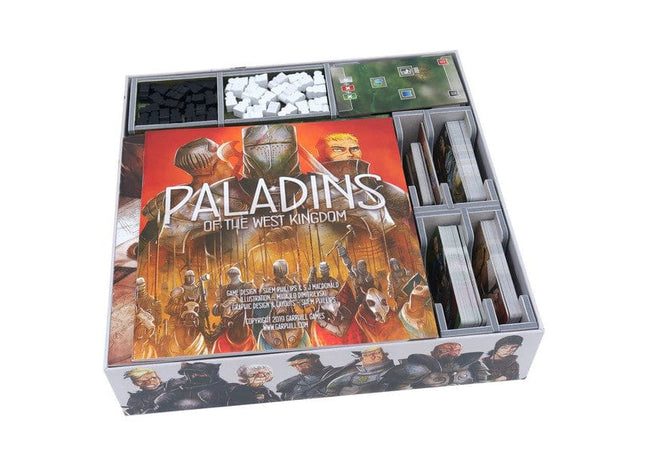 Gamers Guild AZ Folded Space Folded Space: Board Game Insert for Paladins of the West Kingdom Collector's Box (Color) ACD Distribution