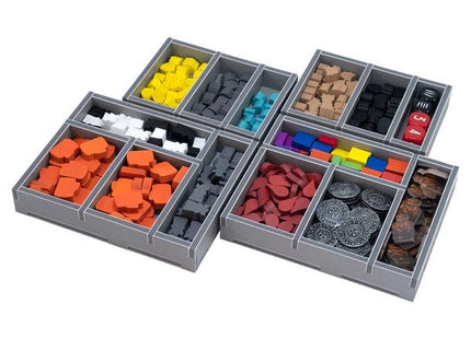 Gamers Guild AZ Folded Space Folded Space: Board Game Insert for Raiders of the North Sea, Hall of Heroes or Fields of Fame Expansion ACD Distribution