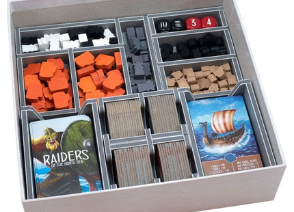 Gamers Guild AZ Folded Space Folded Space: Board Game Insert for Raiders of the North Sea, Hall of Heroes or Fields of Fame Expansion ACD Distribution