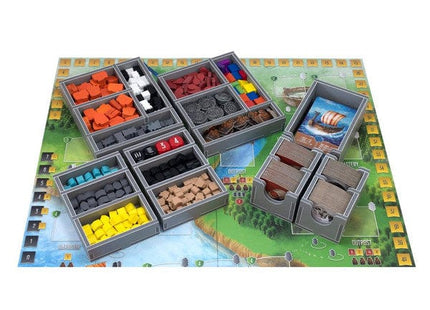 Gamers Guild AZ Folded Space Folded Space: Board Game Insert for Raiders of the North Sea, Hall of Heroes or Fields of Fame Expansion ACD Distribution