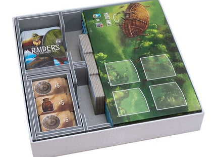 Gamers Guild AZ Folded Space Folded Space: Board Game Insert for Raiders of the North Sea, Hall of Heroes or Fields of Fame Expansion ACD Distribution