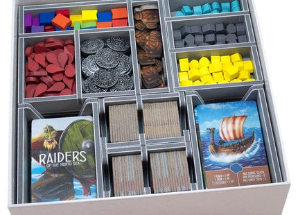 Gamers Guild AZ Folded Space Folded Space: Board Game Insert for Raiders of the North Sea, Hall of Heroes or Fields of Fame Expansion ACD Distribution