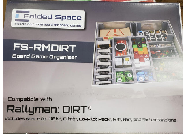 Gamers Guild AZ Folded Space Folded Space: Board Game Insert for Rallyman: Dirt ACD Distribution