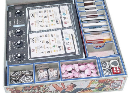 Gamers Guild AZ Folded Space Folded Space: Board Game Insert for Rock Hard: 1977 (Color) ACD Distribution