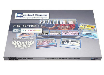 Gamers Guild AZ Folded Space Folded Space: Board Game Insert for Rock Hard: 1977 (Color) ACD Distribution