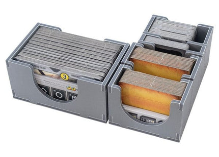 Gamers Guild AZ Folded Space Folded Space: Board Game Insert for Roll for the Galaxy with Ambition and Rivalry Expansions Version 2 ACD Distribution