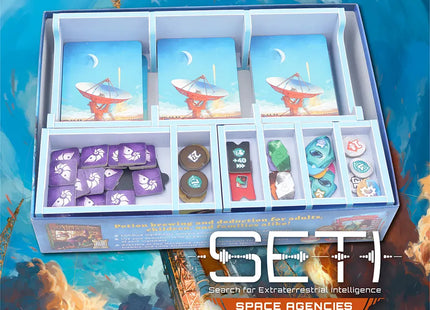 Gamers Guild AZ Folded Space Folded Space: Board Game Insert for SETI: Space Agencies (Pre-Order) AGD