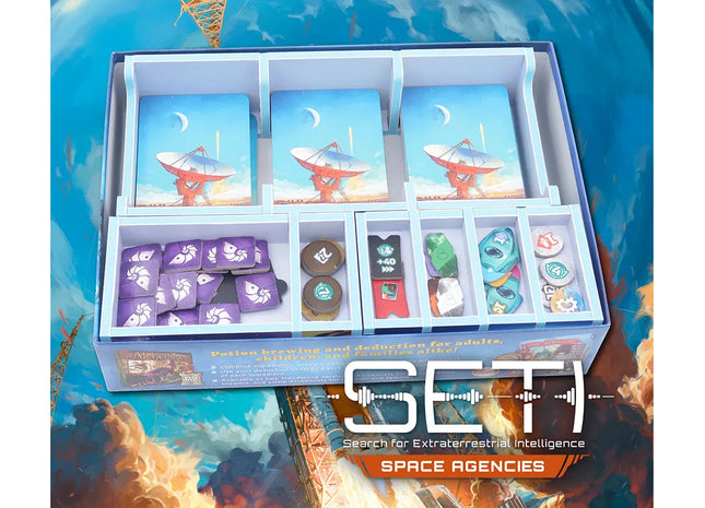 Gamers Guild AZ Folded Space Folded Space: Board Game Insert for SETI: Space Agencies (Pre-Order) AGD