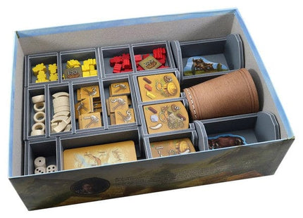 Gamers Guild AZ Folded Space Folded Space: Board Game Insert for Stone Age including The Expansion and Mammoth Herd ACD Distribution