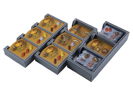 Gamers Guild AZ Folded Space Folded Space: Board Game Insert for Stone Age including The Expansion and Mammoth Herd ACD Distribution